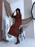 Suknelė "GREECE 24223" - CHOCO
